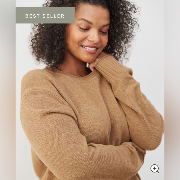 JENNI KAYNE
Everyday Sweater. Dark Camel. Size small. New with Tags. - Picture 3 of 6